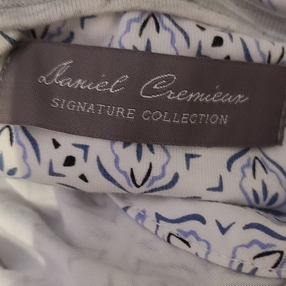 Daniel Cremieux Men's polo blue white shirt size XL - Picture 4 of 4